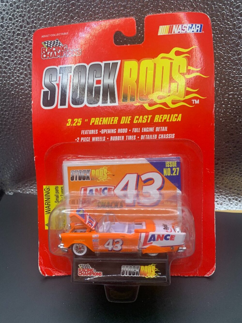 1997 Racing Champions Stock Rods NASCAR 1:64 Bobby Hamilton's 1957 Lance Chevy